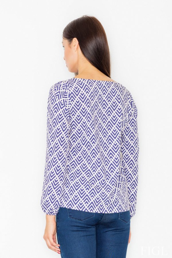 multicolor Blouse model 77078 Figl
