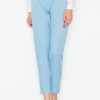 Blue Women Trousers in Casual Pants For Women with Polyester