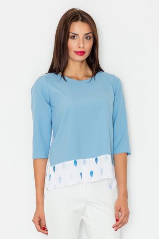 blue Blouse model 77128 Figl