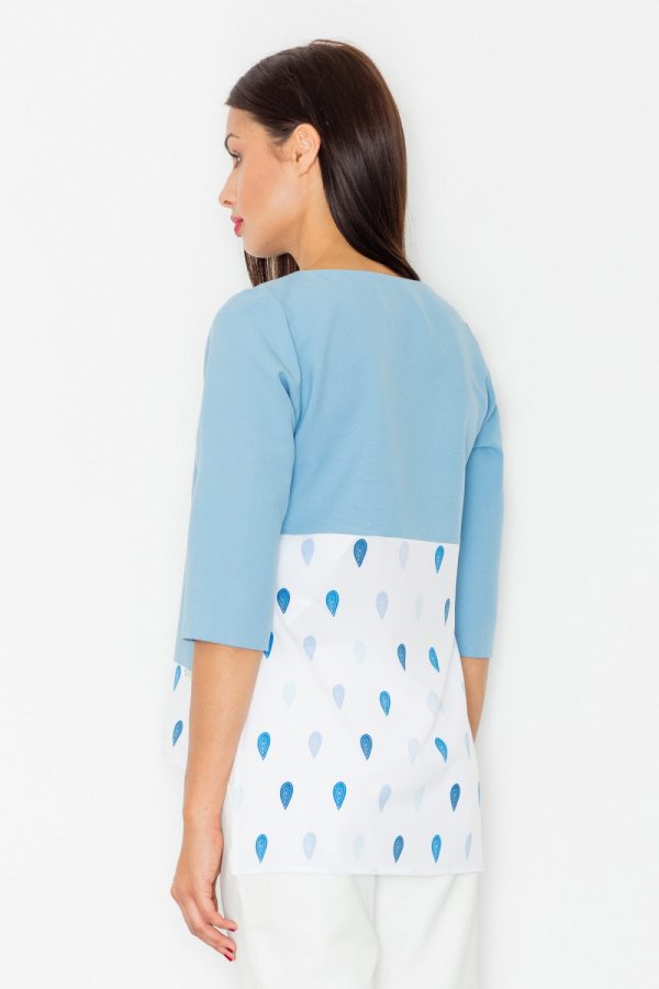 blue Blouse model 77128 Figl