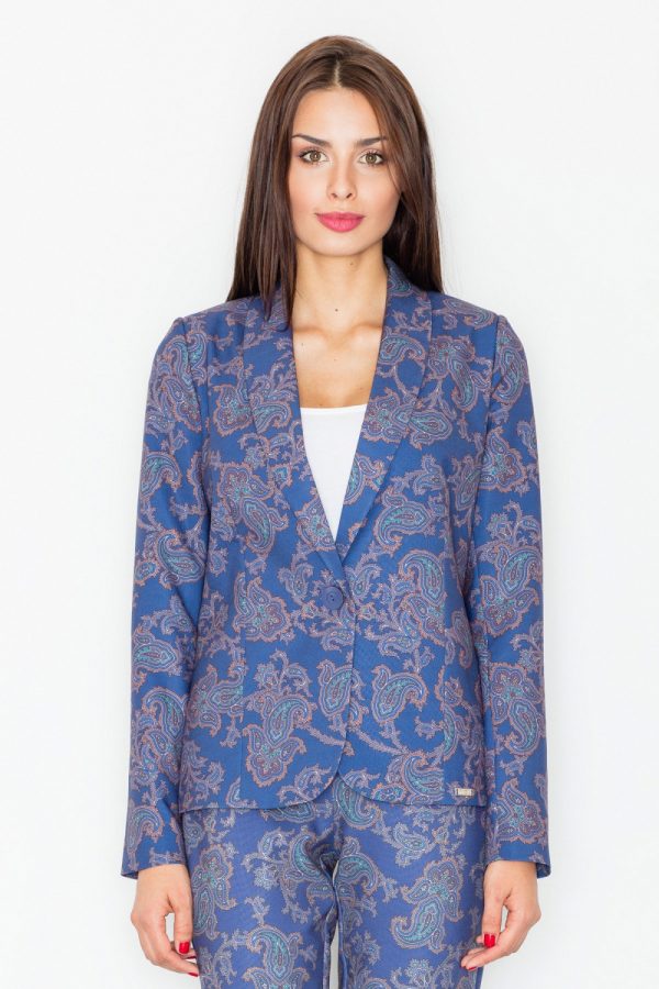 Navy Blue Jacket in Jackets, Vests For Women with Polyester