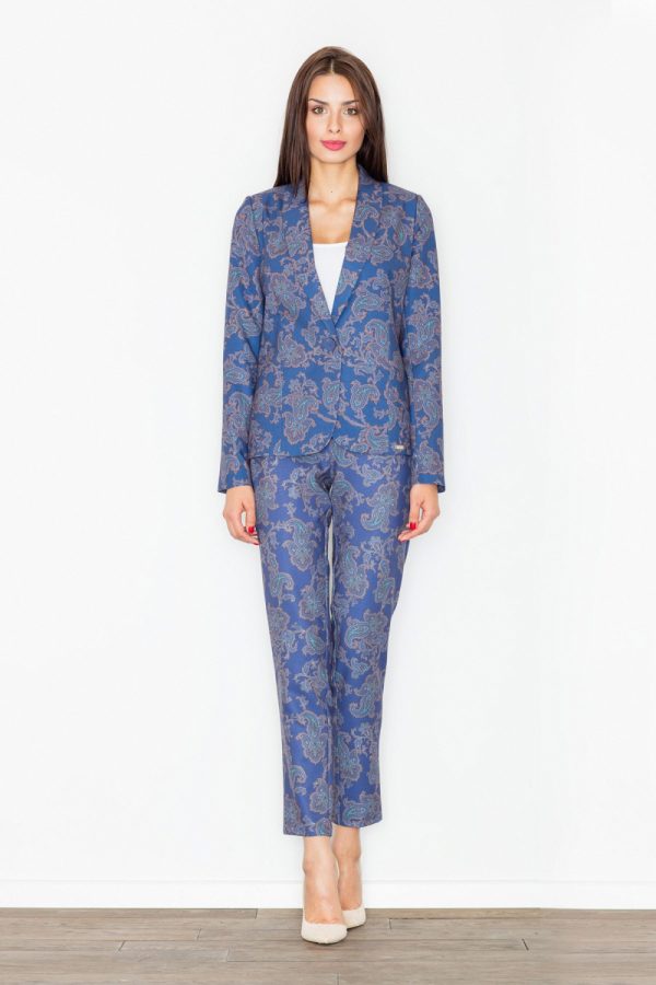 Navy Blue Jacket in Jackets, Vests For Women with Polyester