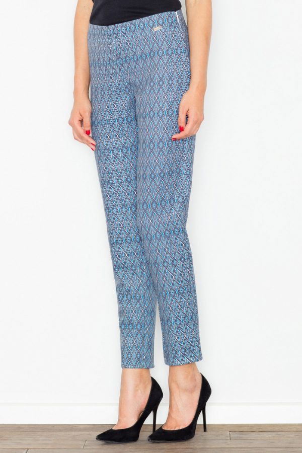 Multicolor Women Trousers in Formal Trousers For Ladies with Polyester