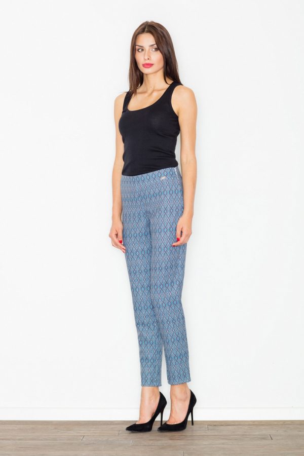 Multicolor Women Trousers in Formal Trousers For Ladies with Polyester