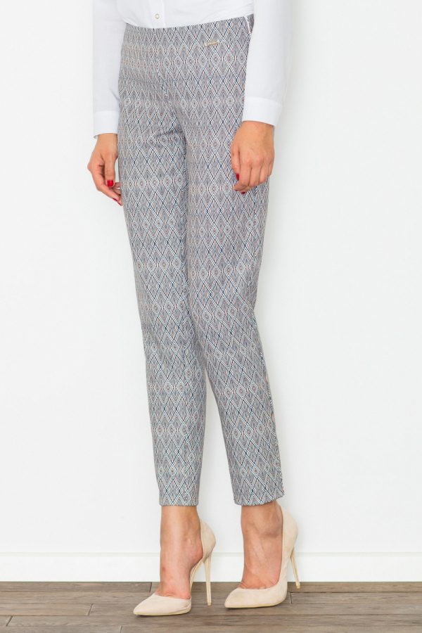 Multicolor Women Trousers in Formal Trousers For Ladies with Polyester