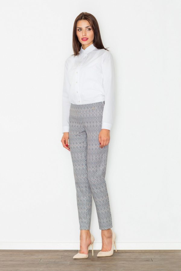 Multicolor Women Trousers in Formal Trousers For Ladies with Polyester