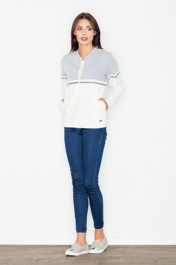grey Sweatshirt model 77144 Figl