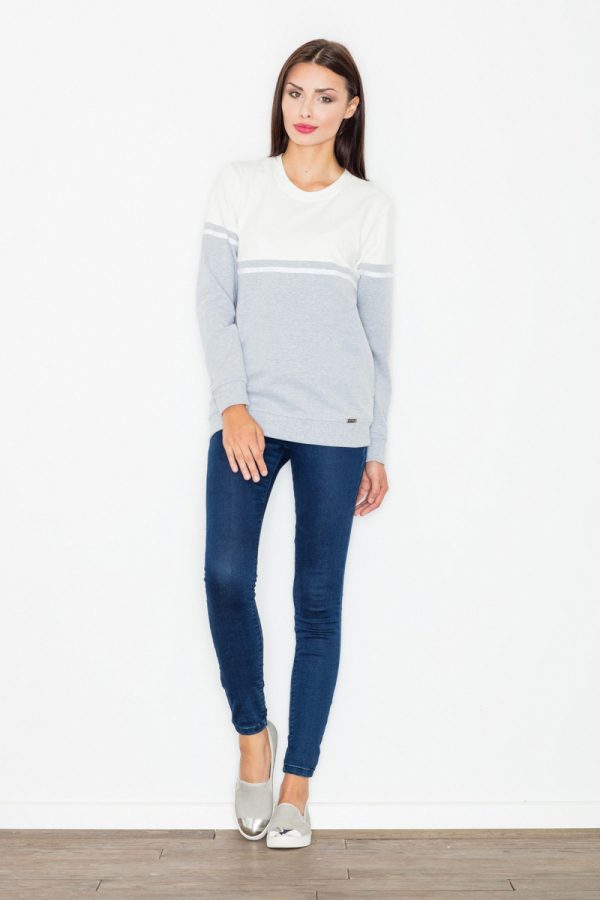 grey Sweatshirt model 77146 Figl