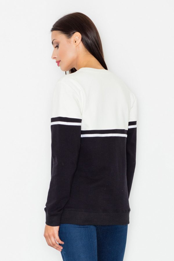 black Sweatshirt model 77147 Figl