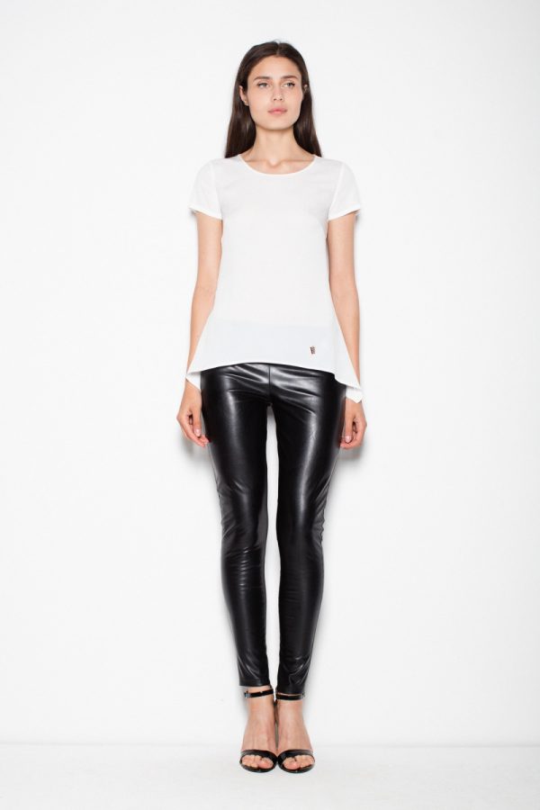 Beige Blouse in Women`s Blouses, Tunics with Spandex, Polyester and Viscose