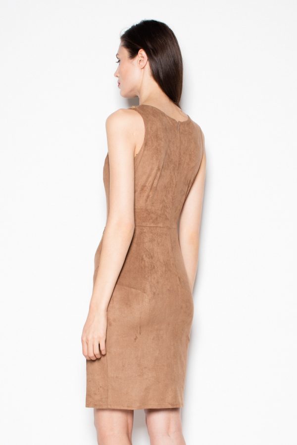 Brown Evening Dress in Evening Dresses with Spandex and Polyester
