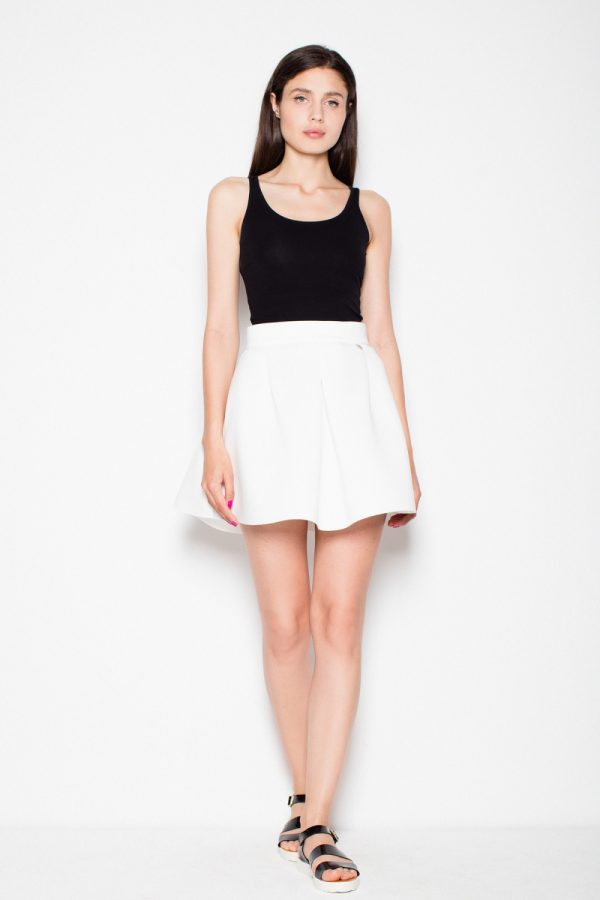Beige Skirt in Skirts with Polyester