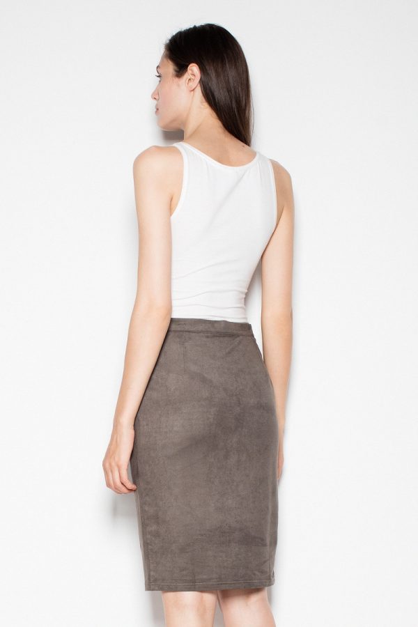 Green Skirt in Skirts with Spandex and Polyester