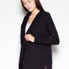 Black Sweatshirt in Sweatshirts For Women with Cotton and Spandex