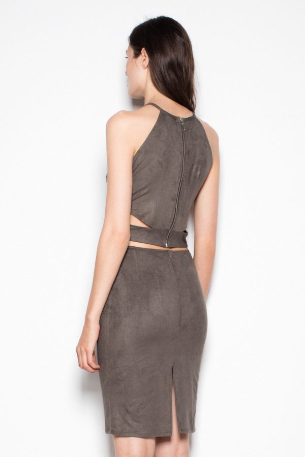 Green Set in Skirts with Spandex and Polyester