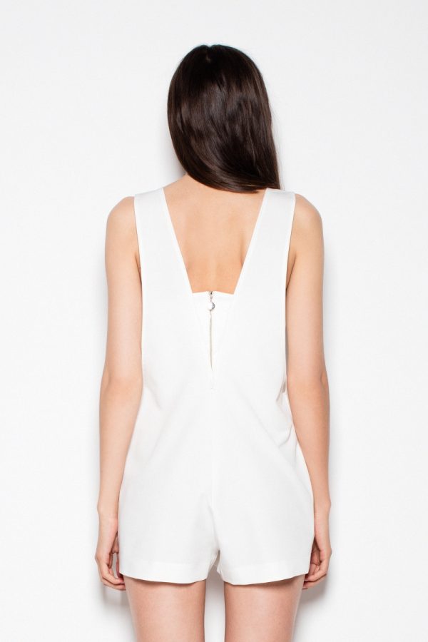 Beige Suit in Playsuits For Women with Polyester and Viscose