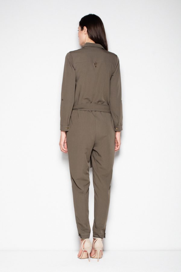 Green Suit in Playsuits For Women with Polyester and Viscose