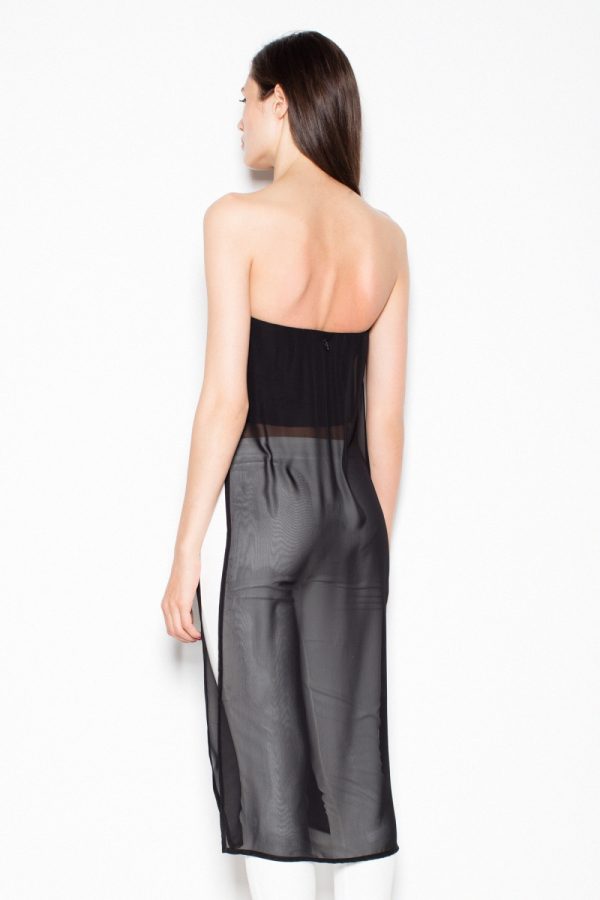 Black Top in Undershirts / Tops with Spandex and Polyester