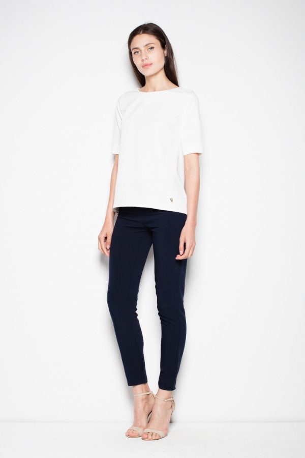 Beige Blouse in Women`s Blouses, Tunics with Polyester and Viscose