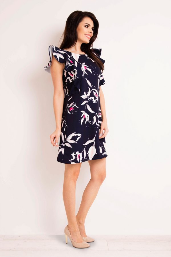 navy blue Daydress model 80748 Infinite You