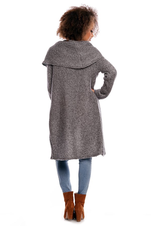 Grey Long Jumper in Sweaters, Pullovers, Jumpers, Turtlenecks, Boleros, Shrugs with Acrylic