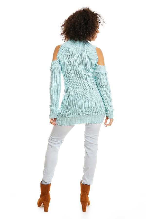blue Hard-knitted jumper model 84344 PeeKaBoo