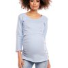 216235 Blue Maternity Tunic in Maternity Tunics with Cotton