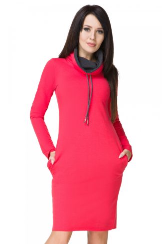 250067 Pink Daydress 3 in Cotton and Polyester