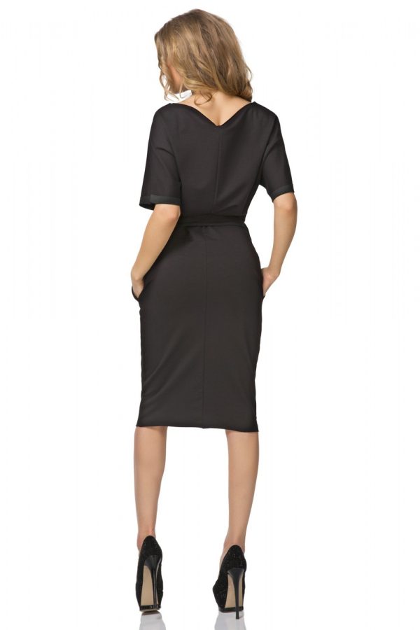 Black Daydress 3 in Cotton, Spandex and Polyester
