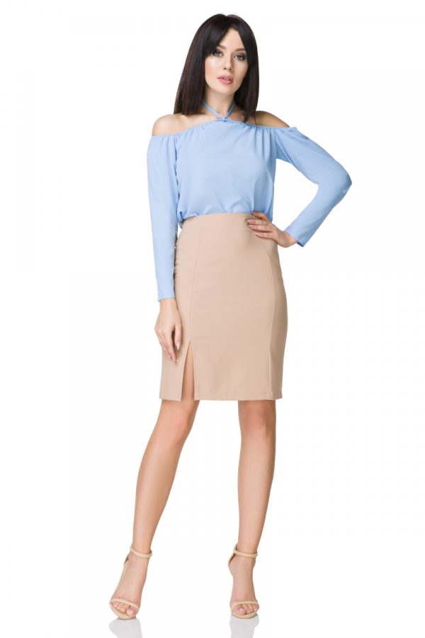 Blue Blouse 8 in Polyester