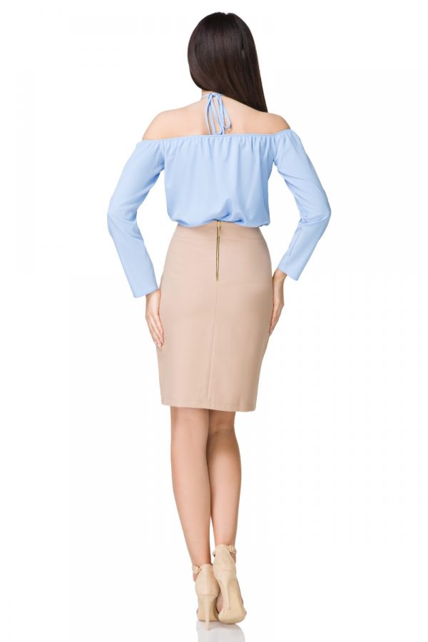 Blue Blouse 8 in Polyester
