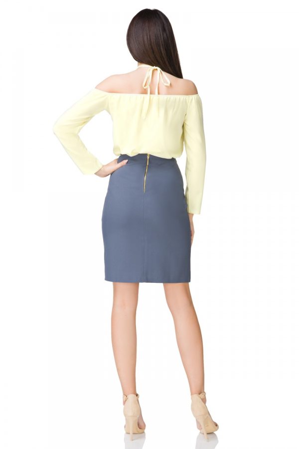 Yellow Blouse 8 in Polyester