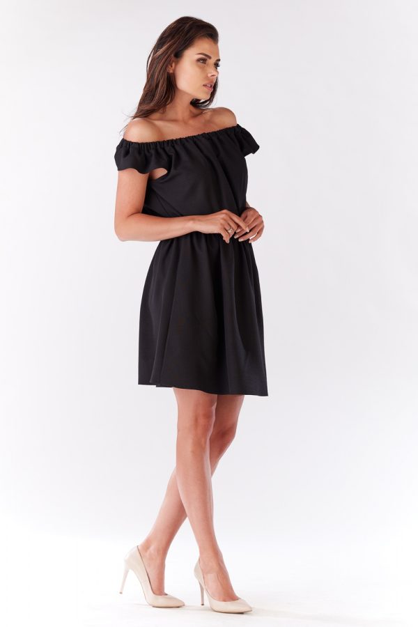 Black Daydress in Day Dresses with Len and Polyester