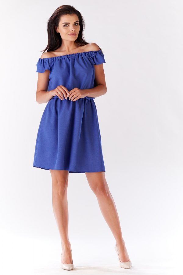 Blue Daydress in Day Dresses with Len and Polyester