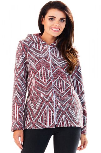 Red Jacket in Women`s Coats, Jackets with Spandex, Polyester and Viscose