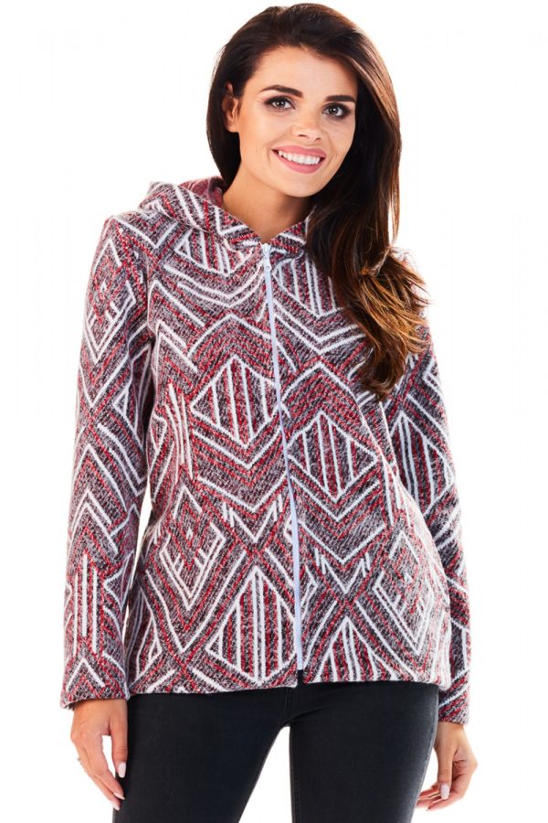 Red Jacket in Women`s Coats, Jackets with Spandex, Polyester and Viscose