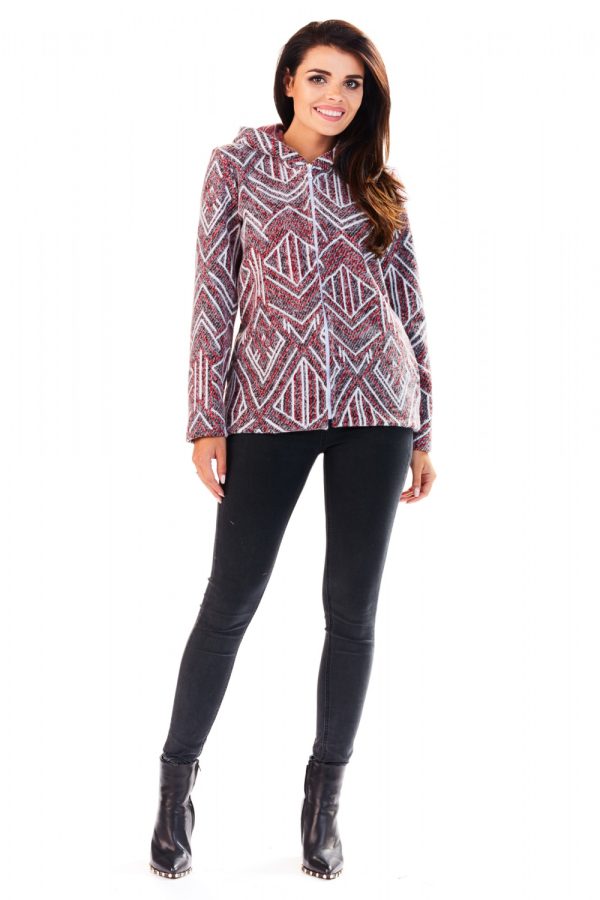 Red Jacket in Women`s Coats, Jackets with Spandex, Polyester and Viscose