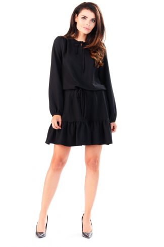 Black Daydress in Day Dresses with Len and Polyester