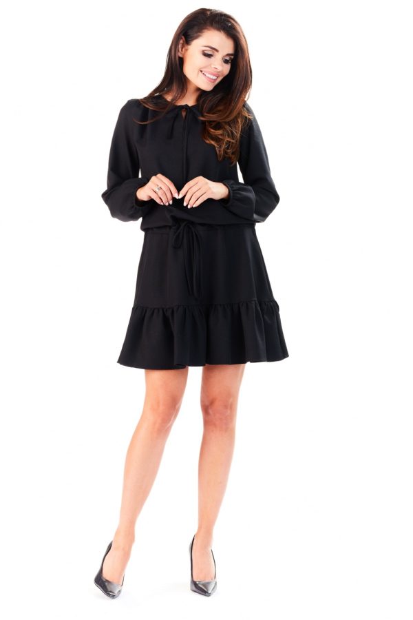 Black Daydress in Day Dresses with Len and Polyester