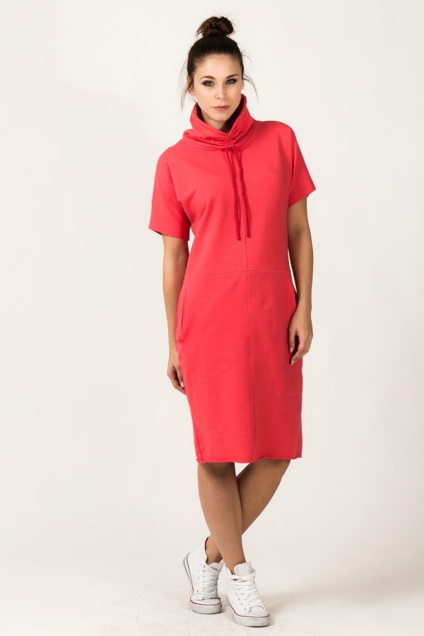 Pink Daydress 2 in Cotton and Polyester