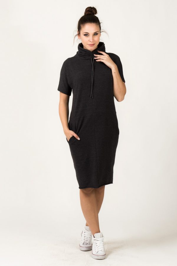Grey Daydress 7 in Cotton and Polyester