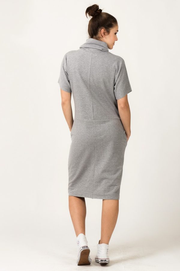 Grey Daydress 7 in Cotton and Polyester