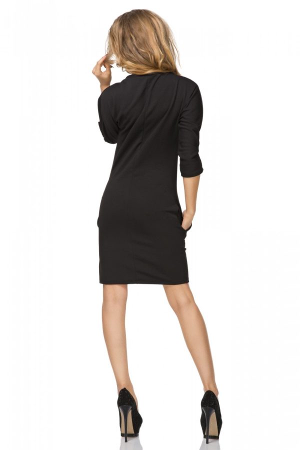 Black Daydress 6 in Spandex and Polyester