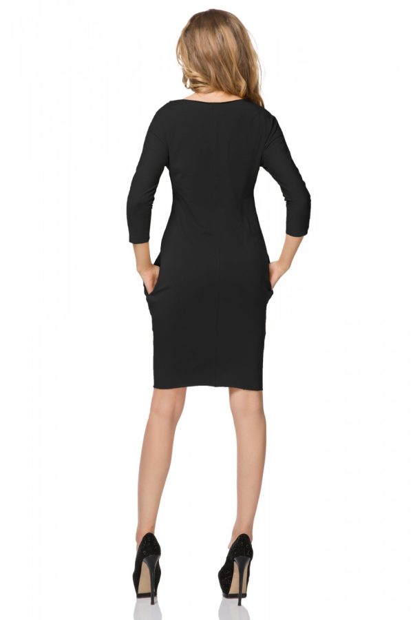 Black Daydress 9 in Cotton and Spandex