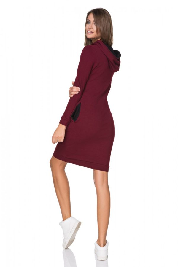 Red Daydress 5 in Cotton and Polyester