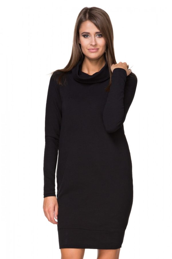 Black Daydress in Day Dresses with Cotton and Polyester