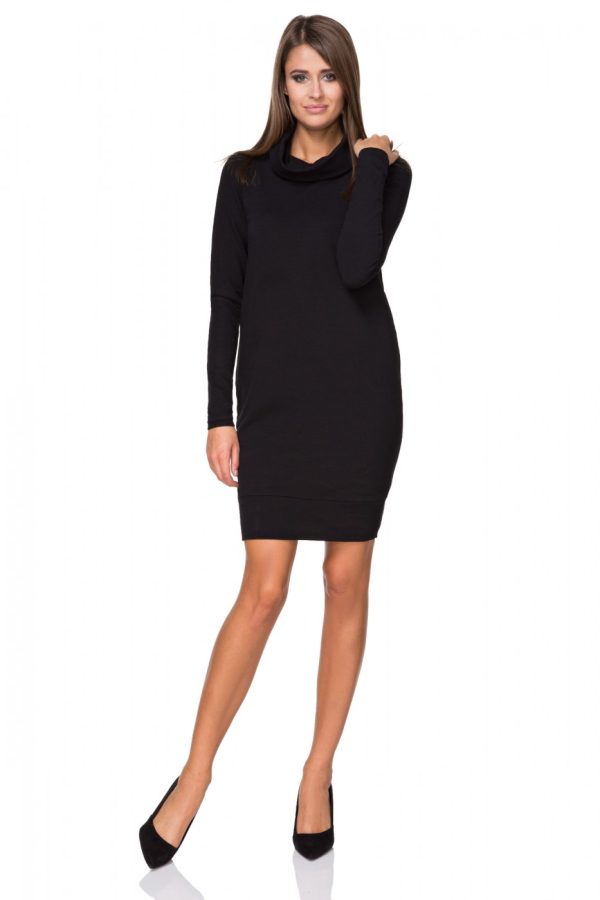 Black Daydress in Day Dresses with Cotton and Polyester