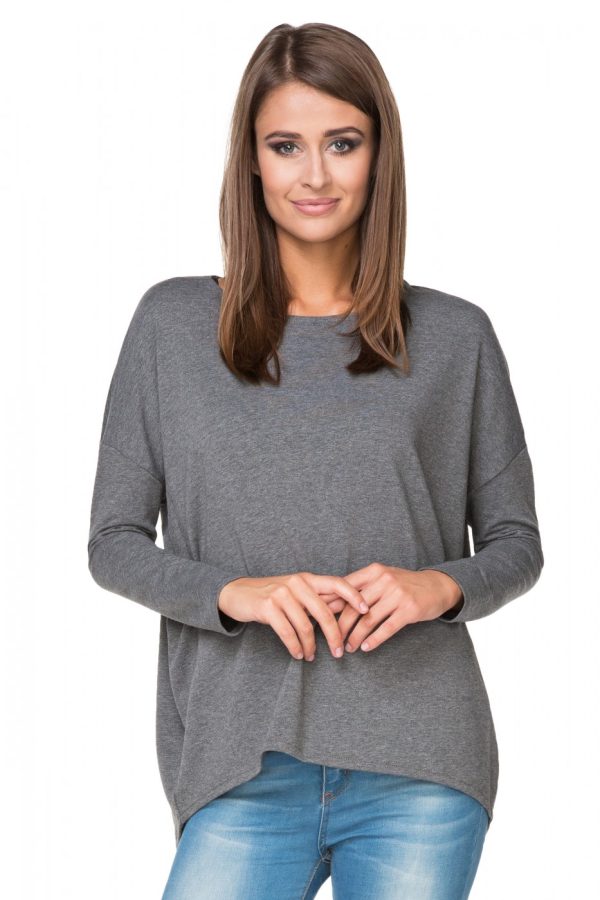 Grey Sweatshirt 3 in Cotton, Spandex and Polyester