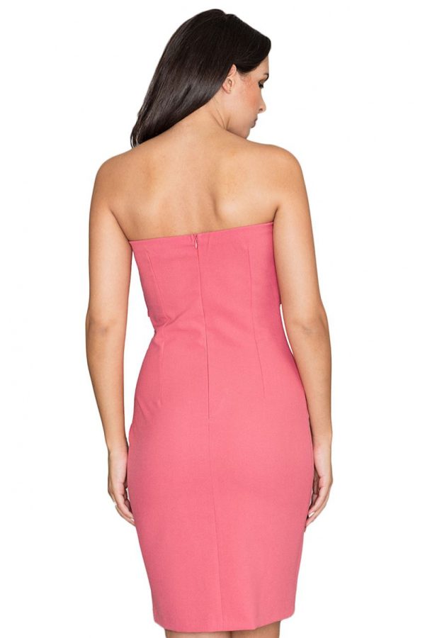 Pink Cocktail Dress in Formal Dresses, Cocktail Dresses with Polyester