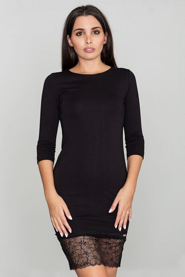 Black Evening Dress in Evening Dresses with Spandex, Polyester and Viscose